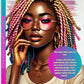 DALL-E 3 Prompt Guide | Locs Season | Final Artwork Samples | 200+ Mockup Templates | Bundle | African American woman | Digital Download